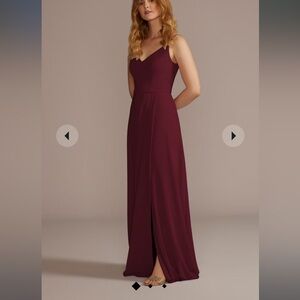 chiffon spaghetti strap dress / STYLE# F20497